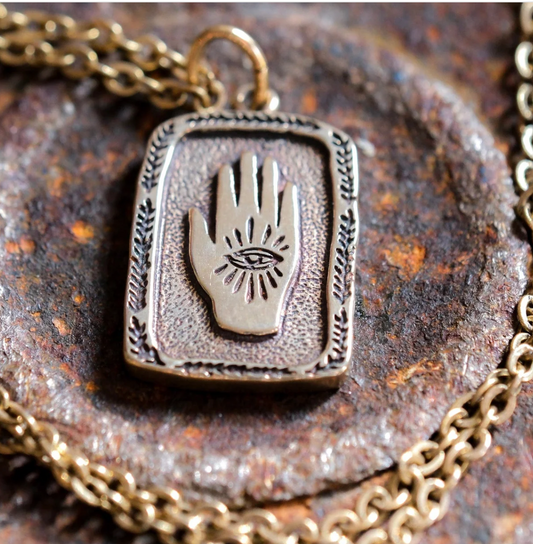 Eye in Hand Necklace / LHN Jewelry