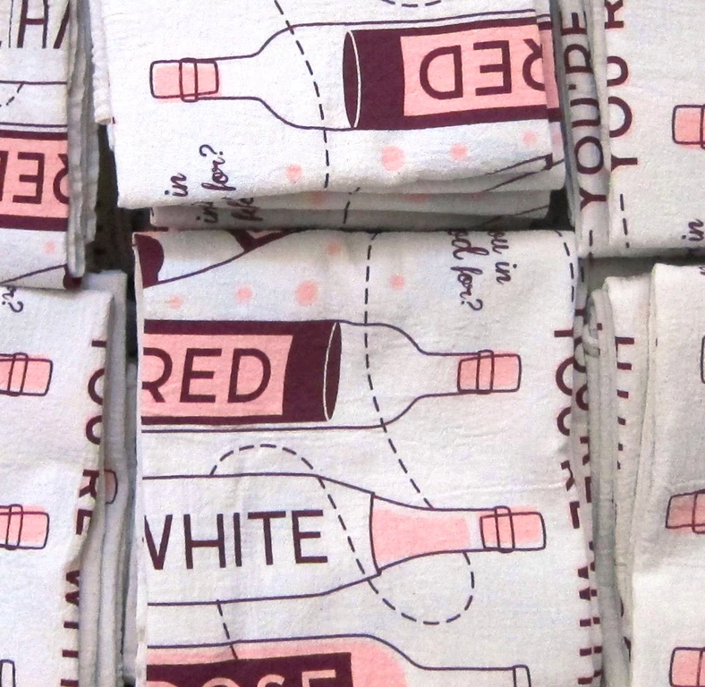 Love The Wine Your With Dish Towel