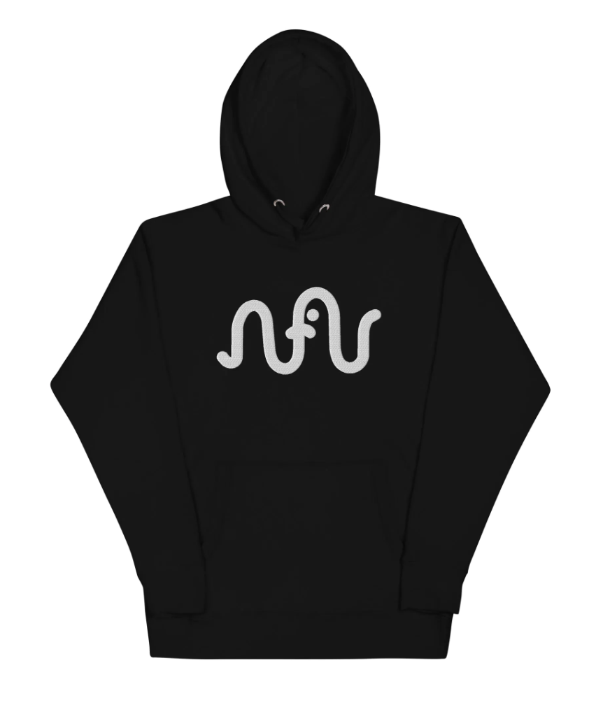 Embroidered Classic Logo Hoodie: NUFU Brand