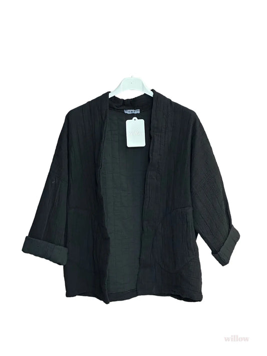 Moonsun Kimono Jacket / Black