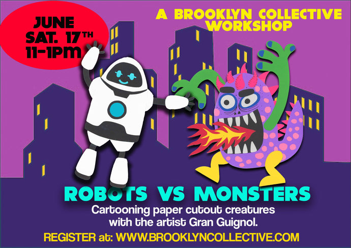 SOLD OUT: Robots vs Monsters! Class for kids of all ages!