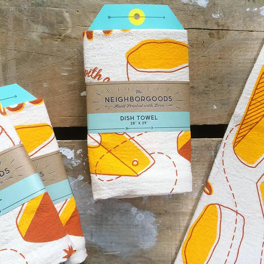 Cheese Plate Dish Towel by The Neighborgoods