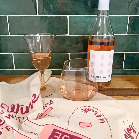 Wine Dish Towel by The Neighborgoods