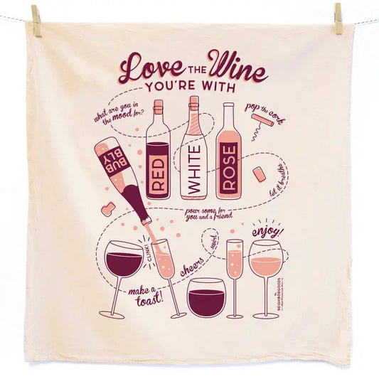 Wine Dish Towel by The Neighborgoods