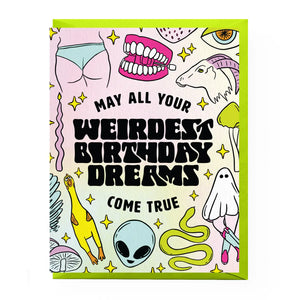 Weird Dreams Birthday Card