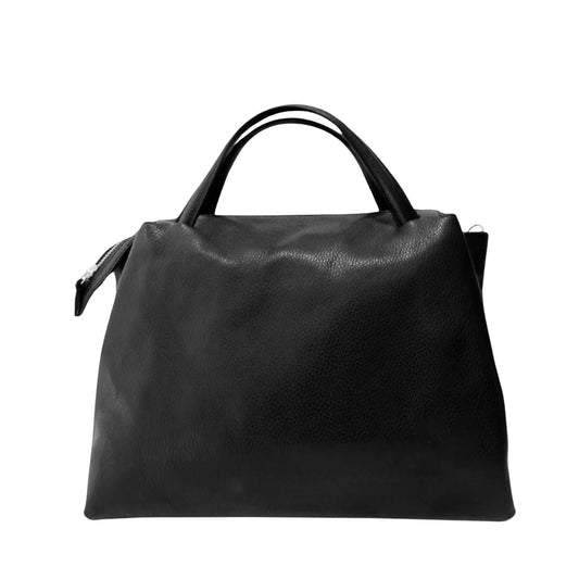 Leather Marielle Shoulder Bag / Black