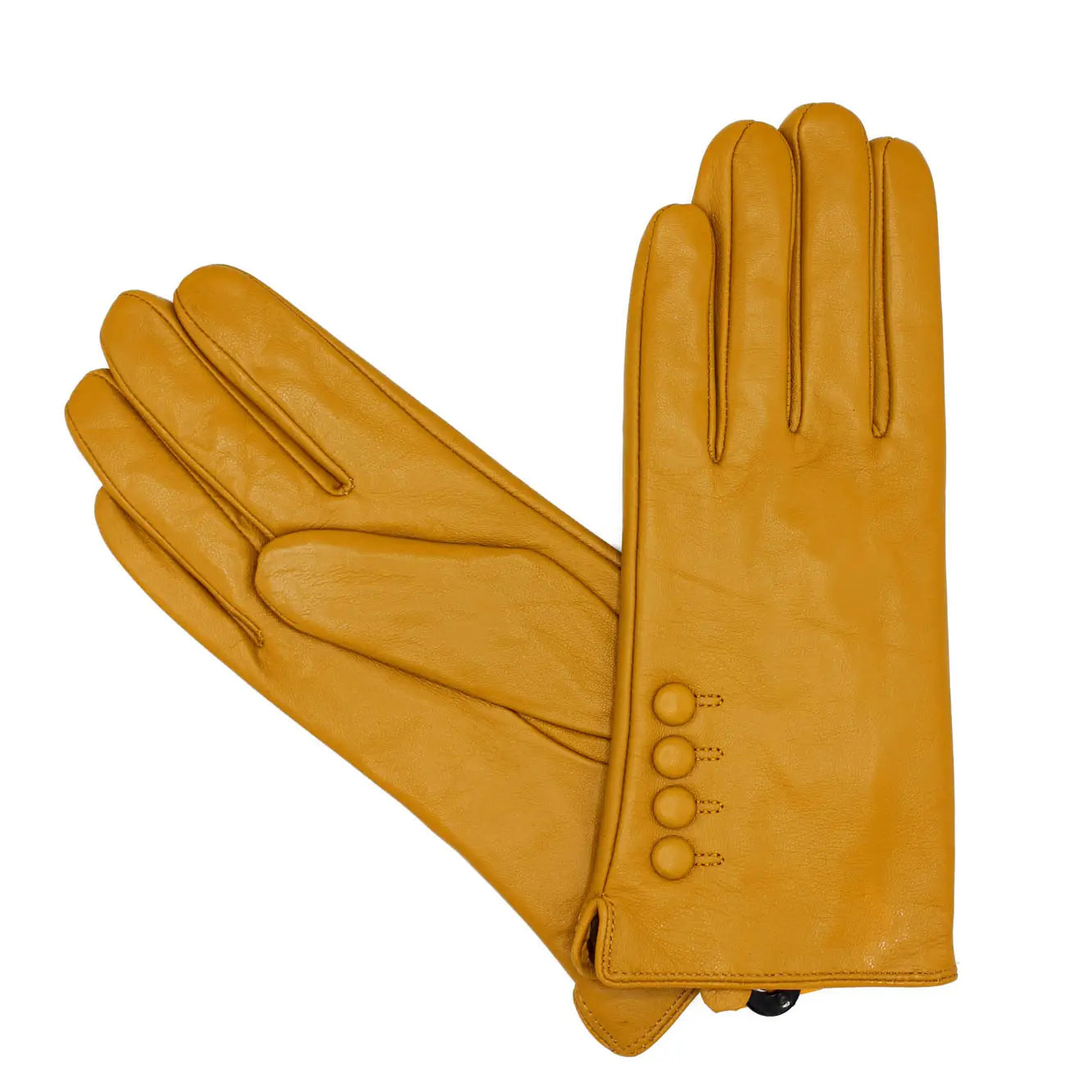 Exclusive Glove & Clutch 2024 Mustard Colored Set