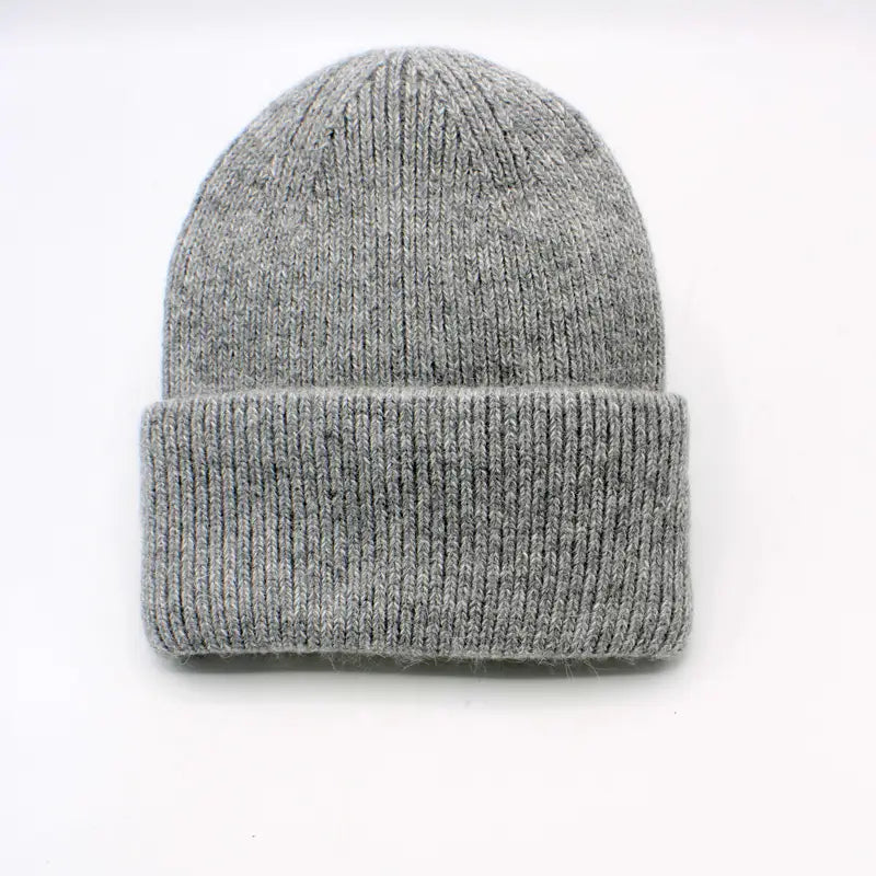 Unisex Angora Hat / Light Gray