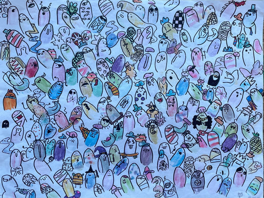 Gathering / Original Art by Arlo Williams