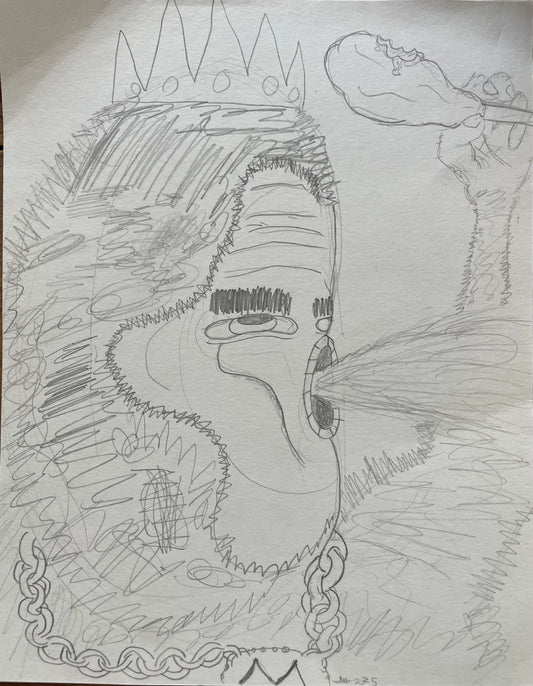 Mighty Wing / Original Art by Arlo Williams