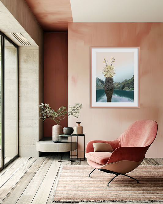 Andrea LHZ / Giant Rosette Print