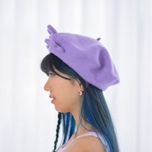 Bat Beret / Lavender by Mint & Apple