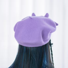 Bat Beret / Lavender by Mint & Apple