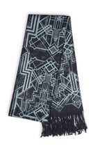 Load image into Gallery viewer, Gotham Scarf / Metallic Sage / by Tweedles