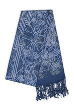 Load image into Gallery viewer, Gotham Scarf / Midnight Blue / by Tweedles