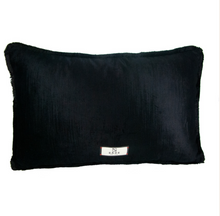 Load image into Gallery viewer, EYE AND STARS EMBROIDERED VELVET PILLOW