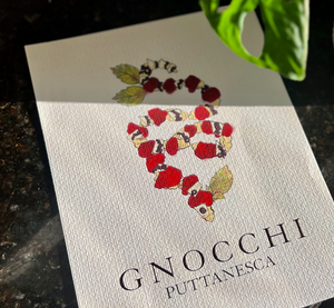 Gnocchi Designer Dish Print by WAYF NYC