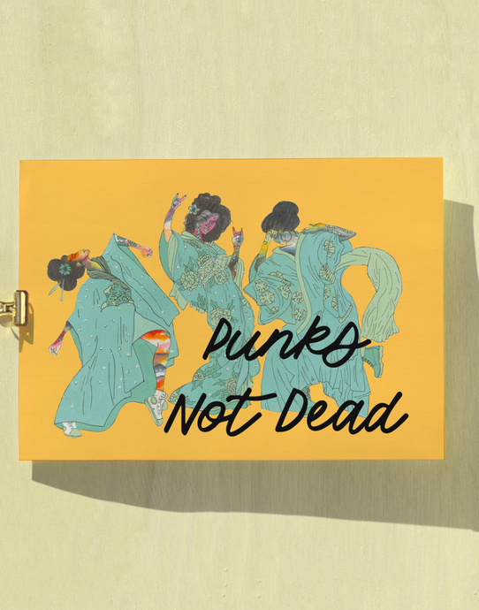 Punks Not Dead Art Print by WAYF NYC