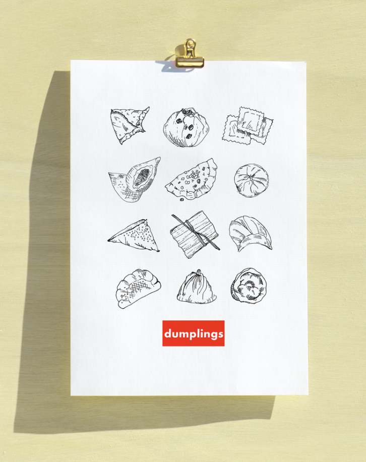 Dumpling Art Print by WAYF NYC