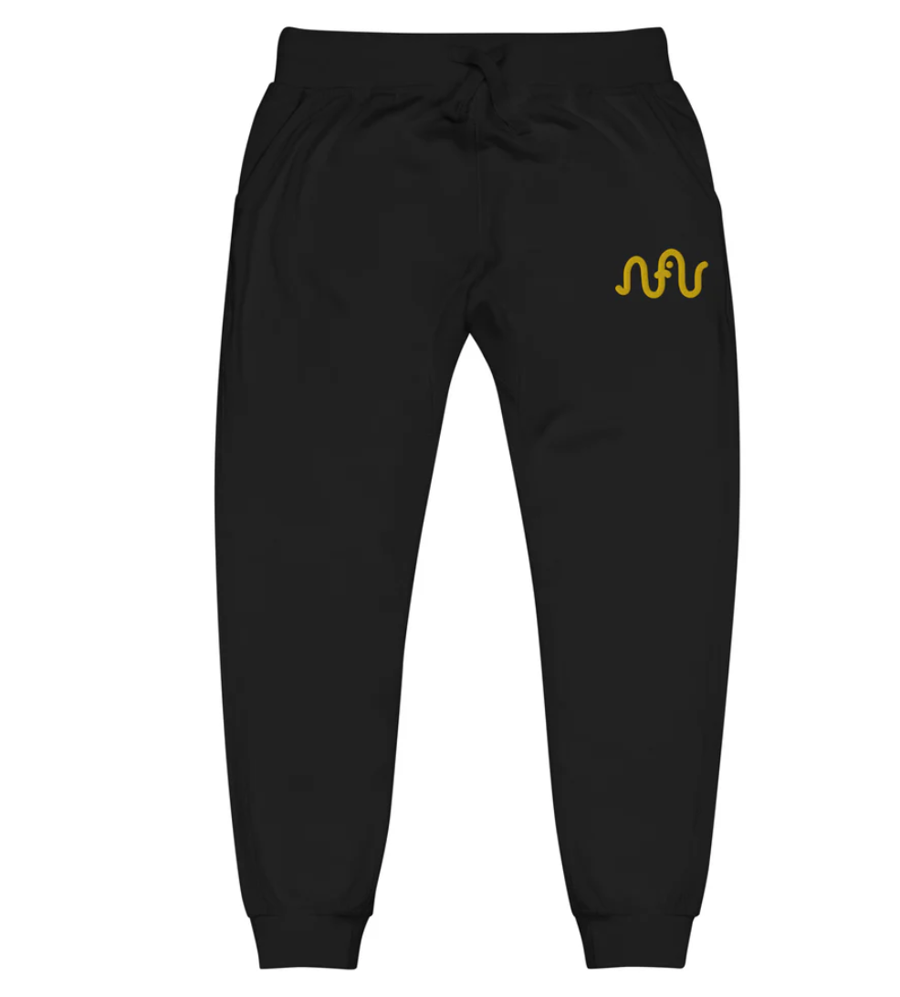 Embroidered Classic Logo Sweatpant / yellow stitching: NUFU Brand