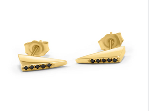 Willa Wedge Studs / Katherine Lincoln Jewelry