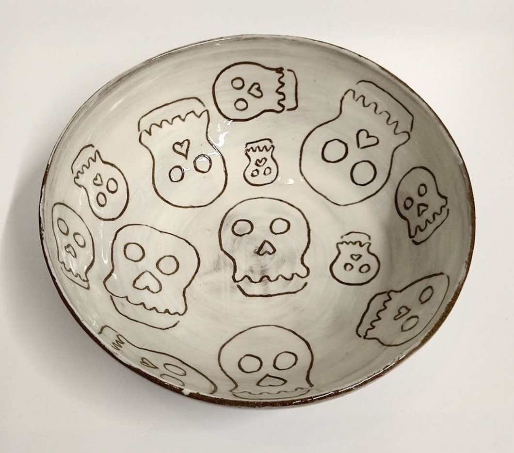 Skull Bowl / Sheila Ross Art