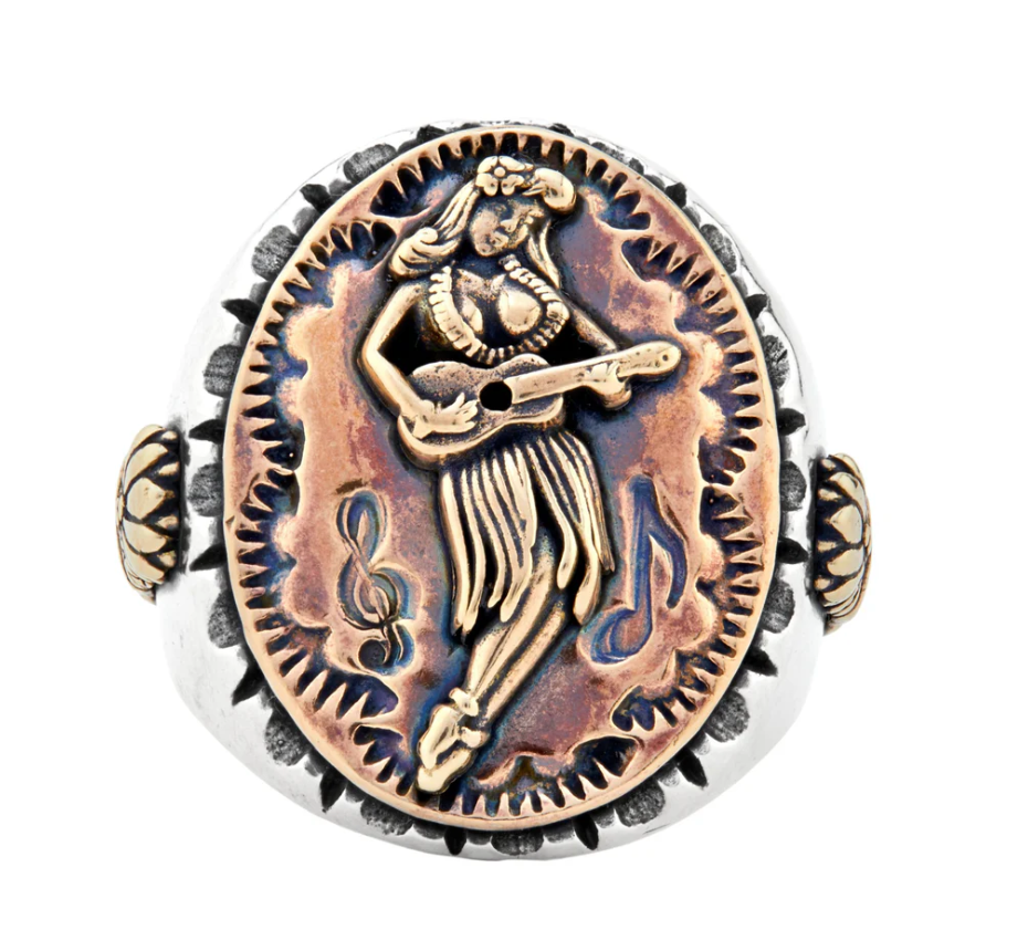 Hula Girl Souvenir Ring- LHN Jewelry
