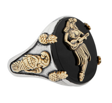 Load image into Gallery viewer, Tropical Hula Girl Souvenir Ring- LHN Jewelry