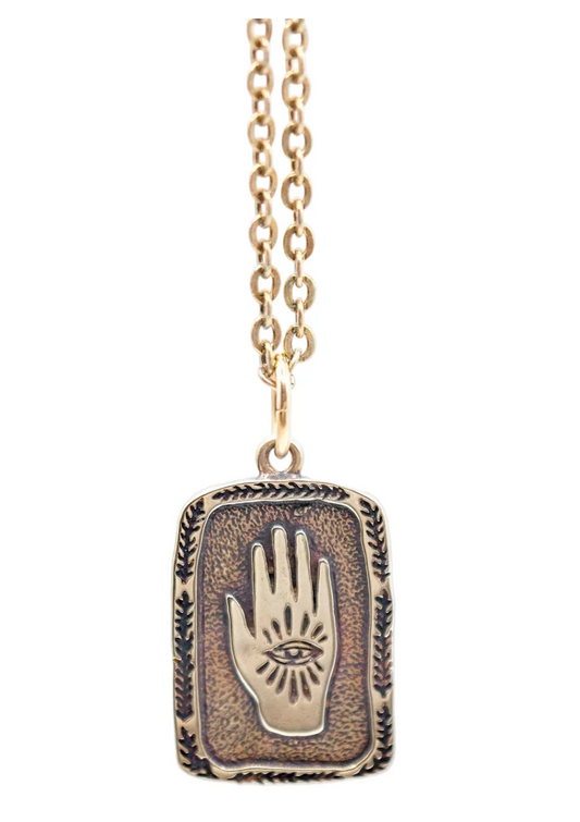 Eye in Hand Necklace / LHN Jewelry