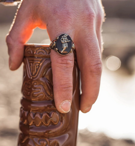 Tropical Hula Girl Souvenir Ring- LHN Jewelry