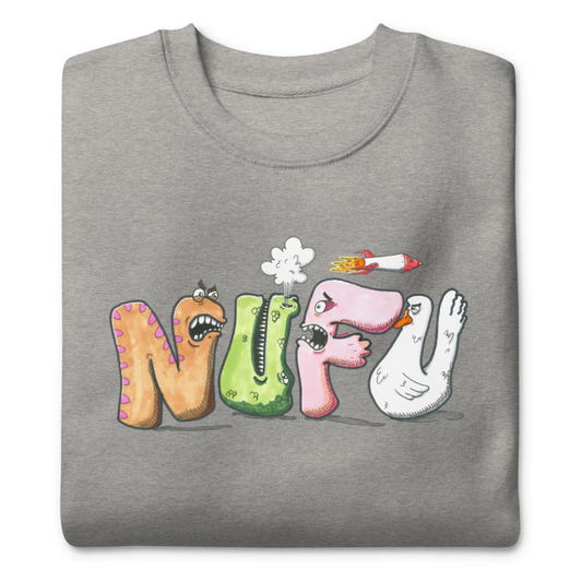 Letterman Sweatshirt / NUFU / Grey