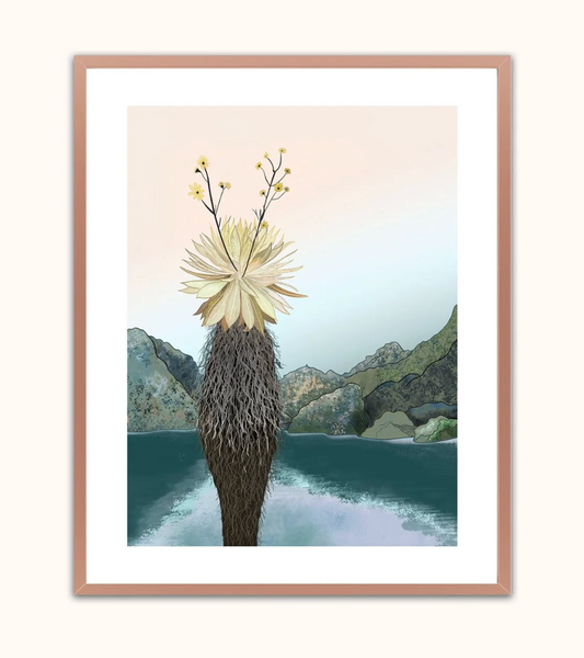 Andrea LHZ / Giant Rosette Print