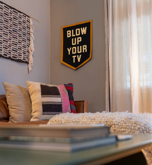 Blow Up Your TV Camp Flag by Oxford Pennant