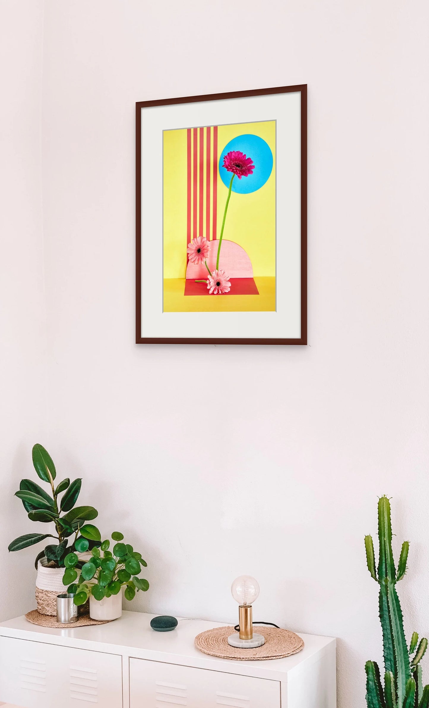Desiree Pfeiffer Print / Pink Sunflowers