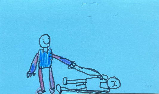 Helpin Out / Original Art by Sid Williams