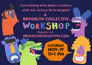Draw, cut and paste! Class for kids of all ages!