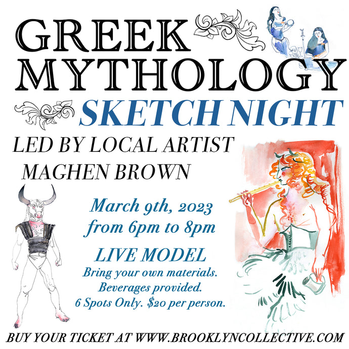 SOLD OUT: Greek Mythology Sketch Night 3/9/23