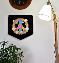 Load image into Gallery viewer, Peace On Earth Camp Flag by Oxford Pennant