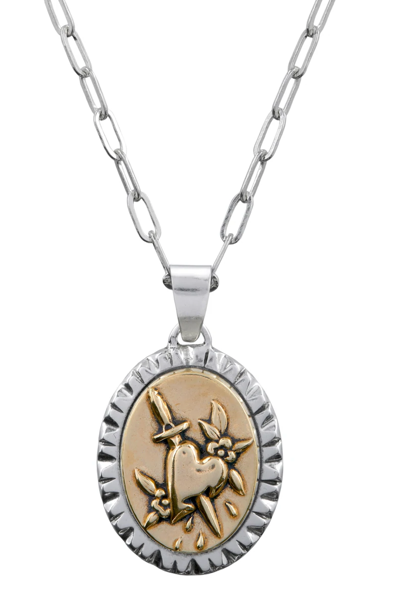 Bleeding Heart Souvenir Necklace - LHN Jewelry