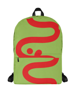 NUFU Backpack / Green Red logo
