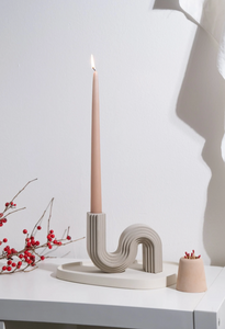 Taper Candle Holder by Beton Creatif